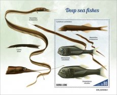 SIERRA LEONE- 2022 10- DEEP SEA FISHES I  1V