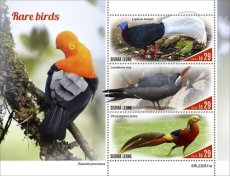 2022 10- SIERRA LEONE- RARE BIRDS  3V
