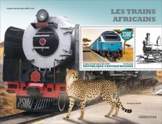 2022 11- CENTRAL AFRICAN- AFRICAN TRAINS II  1V