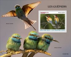 CENTRAL AFRICAN- 2023 01- BEE EATERS  1V