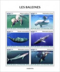CENTRAL AFRICAN- 2023 01- WHALES  6V