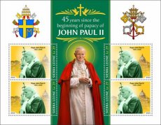 2023 03- SIERRA LEONE- POPE JOHN PAUL II  4V