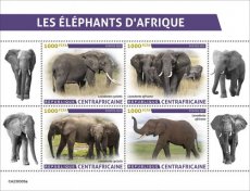 2023 06- CENTRAL AFRICA- ELEPHANTS  4V