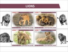 2023 06- CENTRAL AFRICA- LIONS  4V