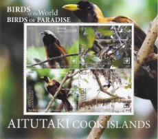 AITUTAKI- 2020 10- BIRDS OF PARADISE 4V