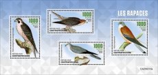 CENTRAL AFRICA- 2023 02- BIRDS OF PREY  4V