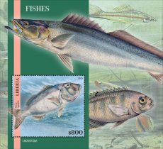 LIBERIA- 2023 08- FISHES I 1V