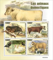 NIGER-2022/08- DOMESTIC ANIMALS  4V