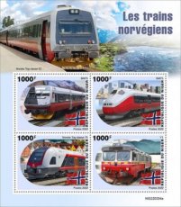 NIGER-2022/08- NORWEGIAN TRAINS  4V