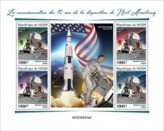 NIGER- 2023 05- NEIL ARMSTRONG  4V