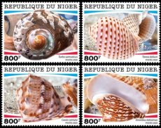 NIGER-2020/03- COQUILLAGES 4V
