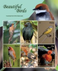 PALAU-2018/10- BEAUTIFUL BIRDS  6V