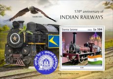 SIERRA LEONE- INDIAN RAILWAYS  1V